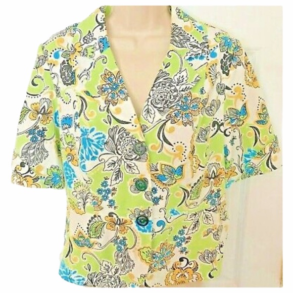 R-Q-T Paisley Blazer Small - Picture 1 of 8